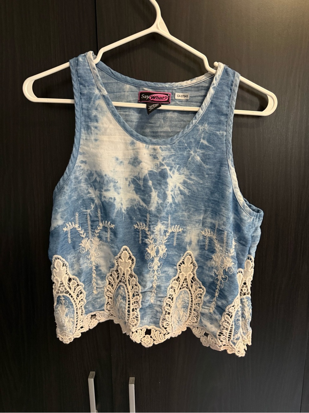 Say What? Crop tank - wmns med